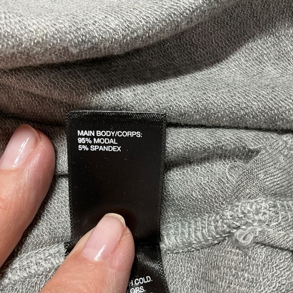 ZELLA Modal Spandex Blend Grey Sleeveless Popover Dress Adjustable Rusching Sz M - Picture 8 of 10